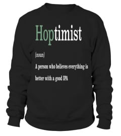 Hoptimist definition - Funny T-shirt for