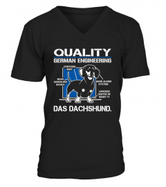 Quality German Engineering Das Dachshund   Doxie T Shirt