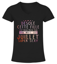 DESOLE CET HOMME EST DEJA PRIS PAR UNE FEMME DE JUILLET SUPER SEXY T-SHIRT