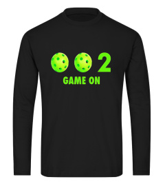 Zero, Zero, Two Game On - Cute Funny Pickleball T-Shirt