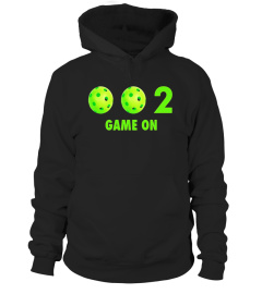 Zero, Zero, Two Game On - Cute Funny Pickleball T-Shirt