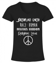Birthplace Earth Race Human T-Shirt