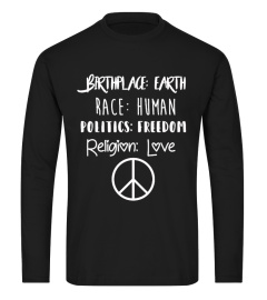 Birthplace Earth Race Human T-Shirt