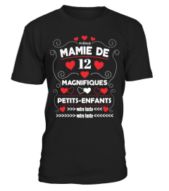 Fière Mamie de XX petits-enfants (personnalisable avec nombre et prénoms) | Cadeau T-Collector®