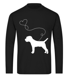 Dog Cute Border Terriers Heart Shirt