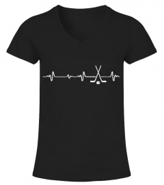 Eishockey Heartbeat - T-Shirt