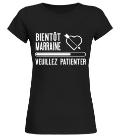✪ bientôt marraine t-shirt marraine ✪