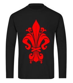 Fleur De Lis T Shirt Holiday Flower Lily Red New Orleans