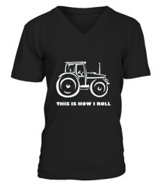   Quot This Is How I Roll Quot  Farming   Farmer Tractor T shirt