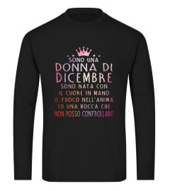 SONO UNA DONNA DI DICEMBRE  T-SHIRT