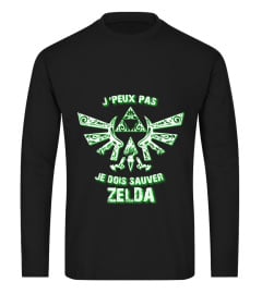 TShirt Je Dois Sauver Zelda