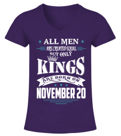 Kings are born on November 20