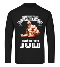 EN GAMMAL KVINNA SOM AR FODD I JULI T-SHIRT