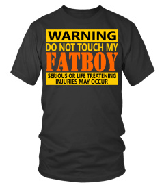 Warning. Do not touch my FatBoy......