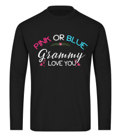 Cute Gender Reveal Party Grammy T-Shirt 