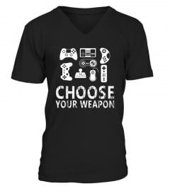  Choose Your Weapon Gamer Video Game Nerdy Gaming T shirt