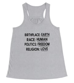 Birthplace Earth Race Human Shirt