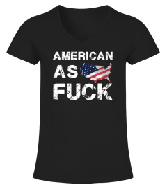 American As Fuck, American Flag Shirt