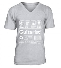 Guitarist Multitasking Beer Coffee Problem Solving T-Shirt