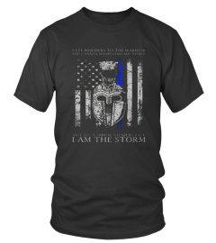 Thin Blue Line   I Am The Storm Shirt