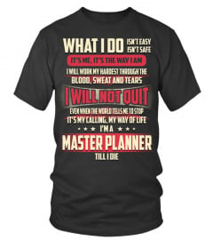 Master Planner - What I Do