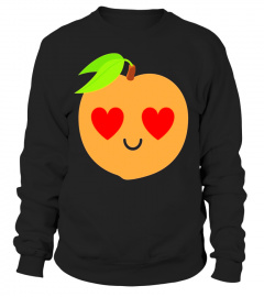 Peach Emoji Heart Eye Shirt T-Shirt Tee Cherry Apricot Plum