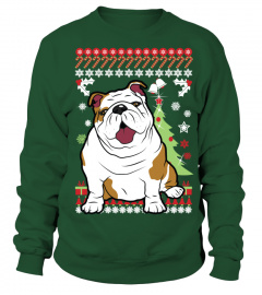 English BullDog Christmas Sweater