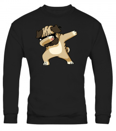 Dabbing Pug Funny Shirt Dab Hip Hop Dog