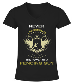 Never underestimate Fencing guy
