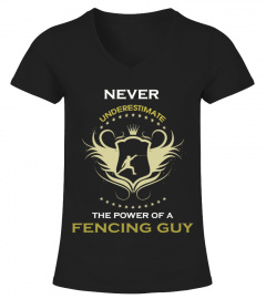 Never underestimate Fencing guy