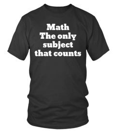 Math -The only subject that counts