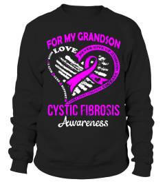 For my grandson Cystic Fibrosis Awareness t shirt - Limited Edition