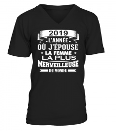 Marié 2019 - Mariage T Shirt - Pull