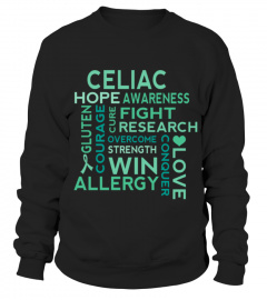 Celiac Disease Awareness Slogan TShirt