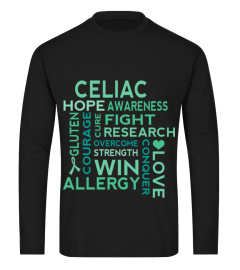 Celiac Disease Awareness Slogan TShirt