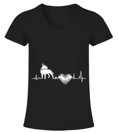Bull Terrier Heartbeat Shirt TShirt