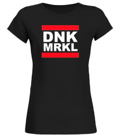 DANKE MERKEL T-Shirt mit DNK MRKL Motiv