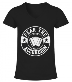 Accordion Tshirt Fear The Accordion Music Gift Shirt