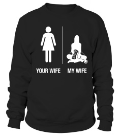 Mens Your Wife My Wife Knitting Shirt, Funny Husband Gift Knitter - Limited Edition