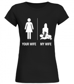 Mens Your Wife My Wife Knitting Shirt, Funny Husband Gift Knitter - Limited Edition