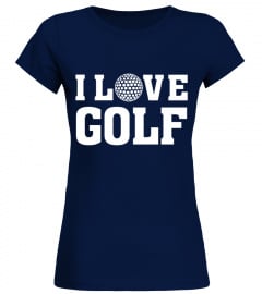 I Love Golf   Sports Athlete Player T Shirt