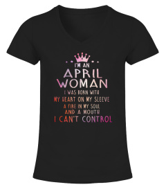 I'M AN APRIL WOMEN T-SHIRT