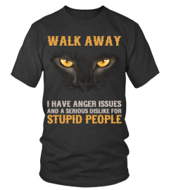 BLACK CAT WALK AWAY