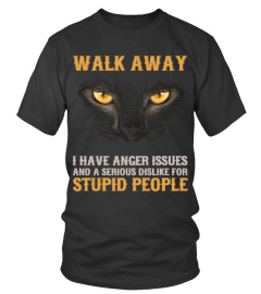 BLACK CAT WALK AWAY