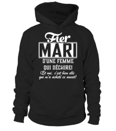 FIER MARI DUNE FEMME QUI DECHIRE  T-SHIRT