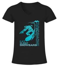 Eat Sleep Snowboard T shirt