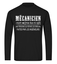 MECANICIEN FAITES PAR LES INGENIEURS T-shirt