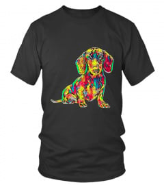 Colorful Dachsund T-shirt