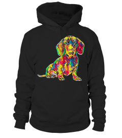 Colorful Dachsund T-shirt