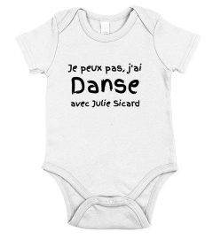 SWEAT DANSE "J'ai danse, Julie Sicard "